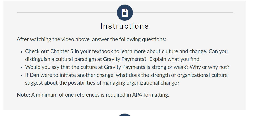 9 Instructions After watching the video above,