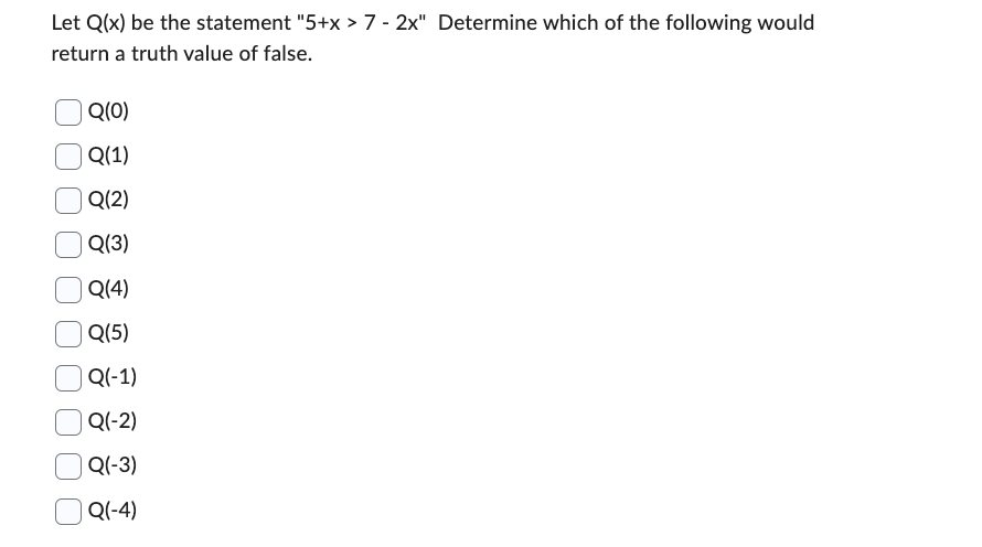 Question 1 (5 points) Which of the choices below