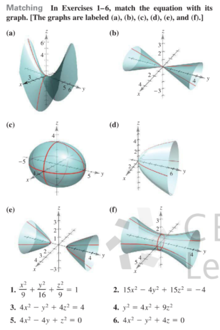 ONLY NEED HELP WITH 1-6, 10, 14 Matching In