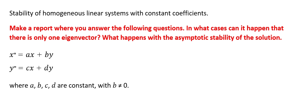 hi it is about differential equation, i have and