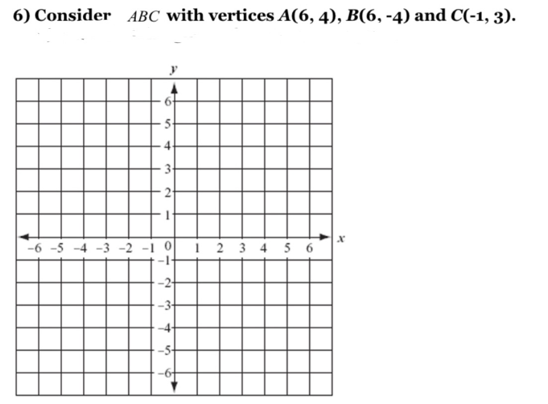 Find the midpoint and slope of AB. Draw the