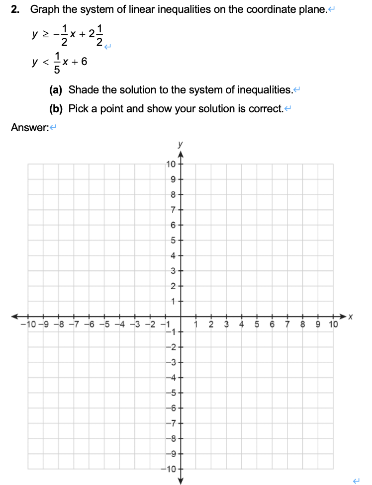Factor \f2. Graph the system of linear