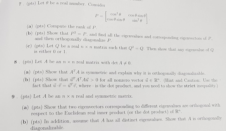 Eigenvalue/Eigenvector Part IV: Suppose A is an n