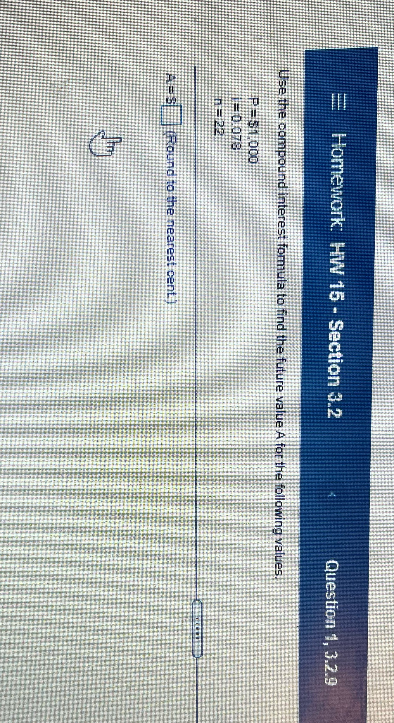 Homework: HW 15 - Section 3.2 Question 1, 3.2.9