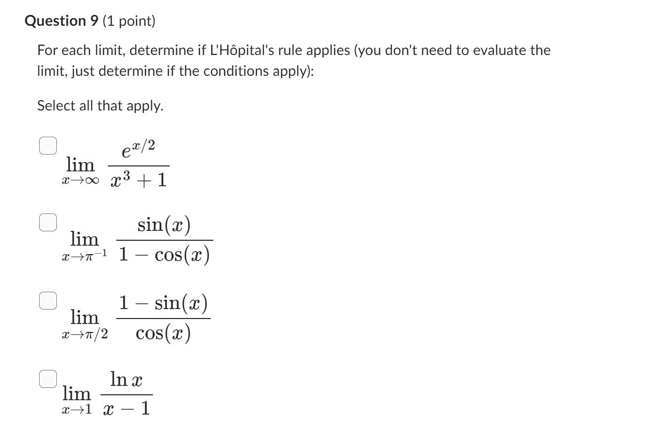Question 2 (1 point) b Let f (ac ) = ax +
