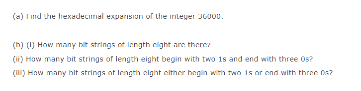 need help in the following discrete maths (a)
