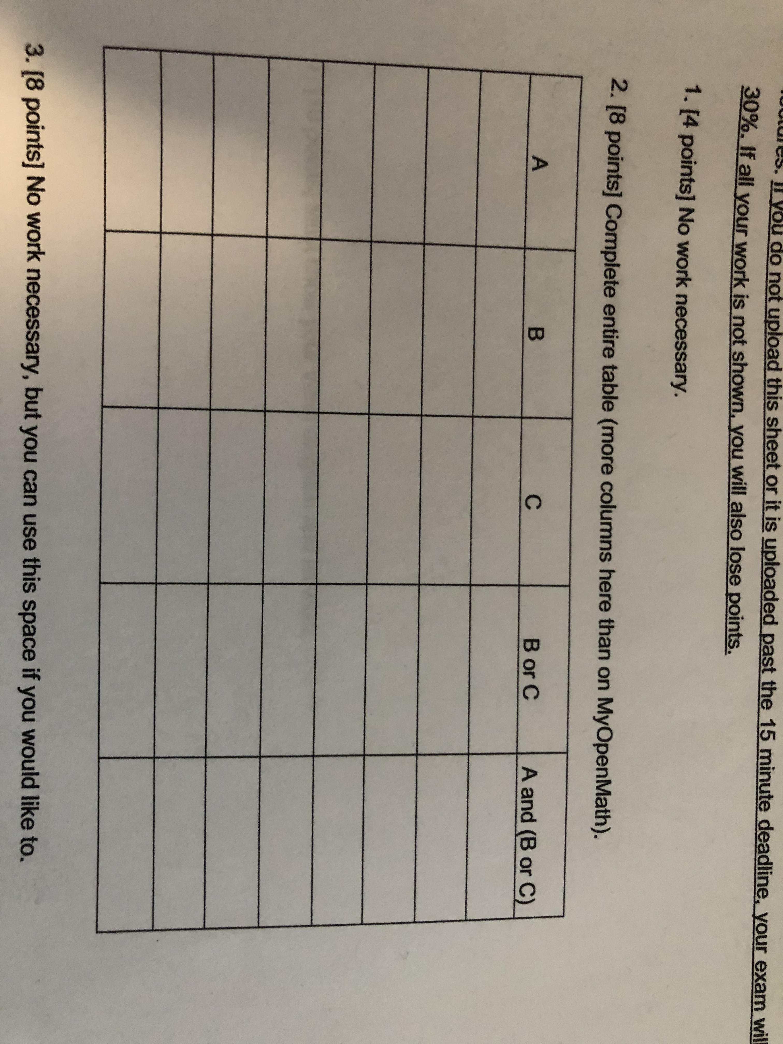 I just need the answers not a detailed