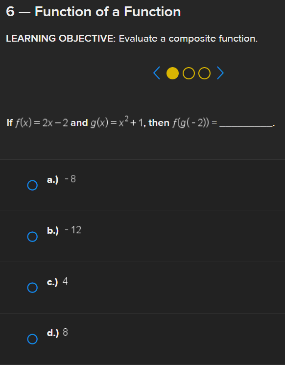 1 Introduction to Functions LEARNING OBJECTIVE: