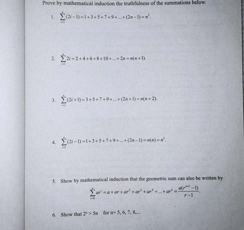 Detailed solution plss ty Prove by mathematical