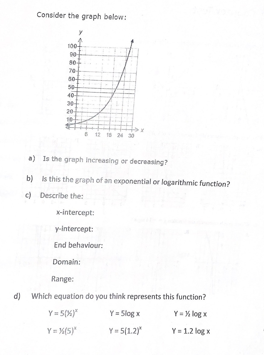 Consider the graph below: 100- 90- 80-L 70 60-