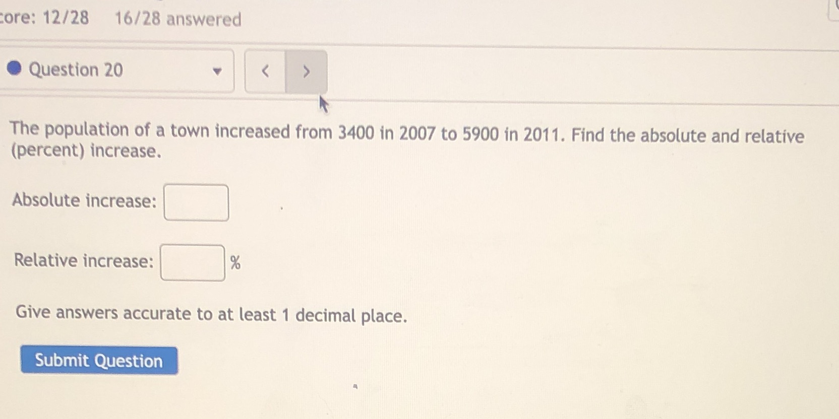 ore: 12/28 16/28 answered .Question 20 < The