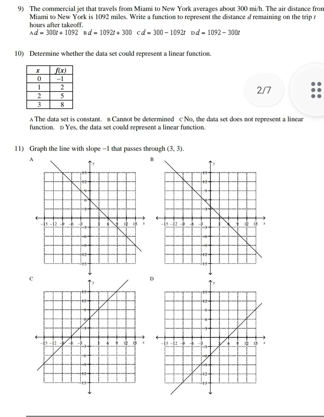 9) The commercial jet that travels from Miami to