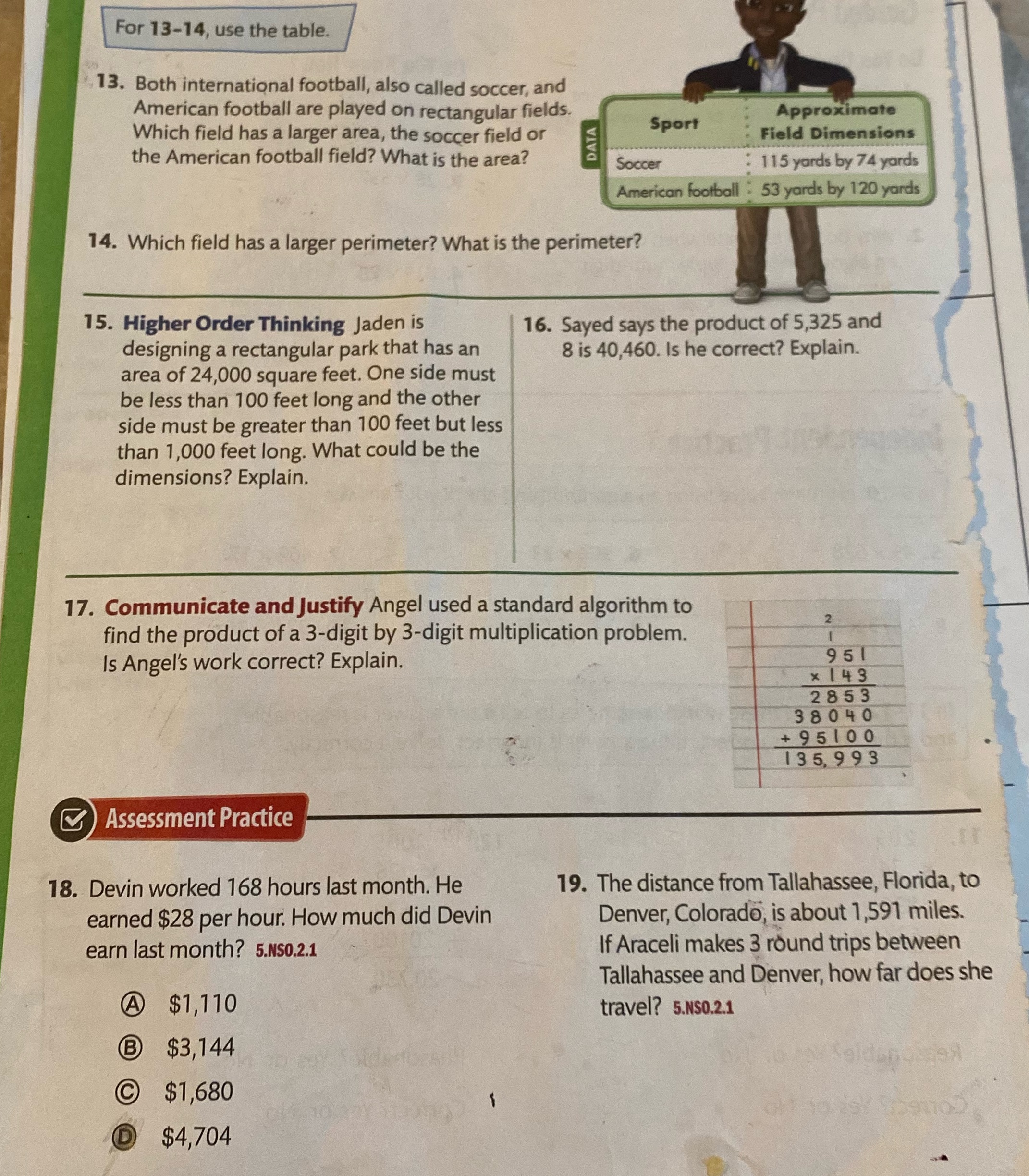 5th grade math For 13-14, use the table. 13. Both
