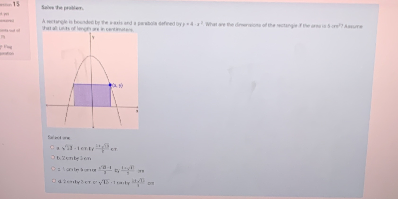 reston 15 Solve the problem A rectangle is