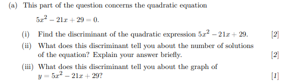 (a) This part of the question concerns the