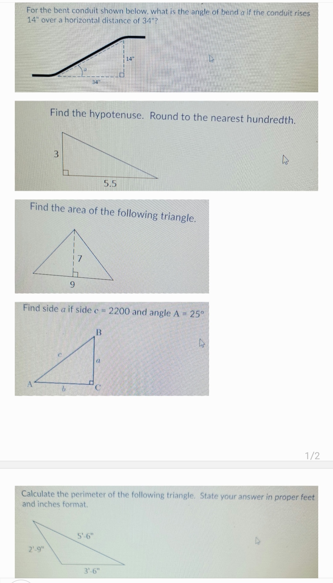 having a problem with these last 5 questions For