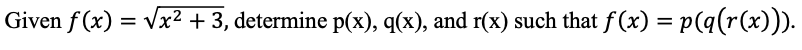 Please answer Both questions! Given f(x) = vx2 +