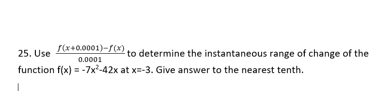 f(x+.1]f(x) (ll function fix} = 439-421: at x=-3.