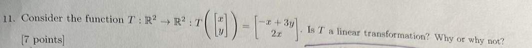 Please show your full solution 10. Consider the