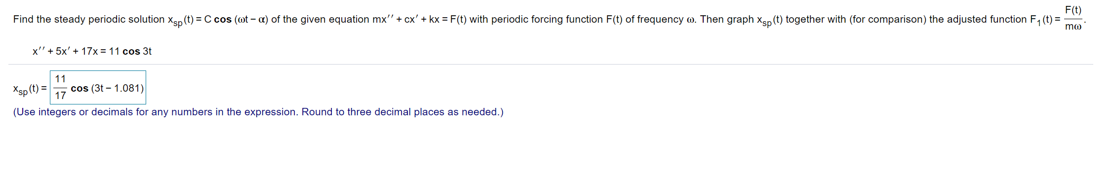 The answer I got initially is in the box. Please