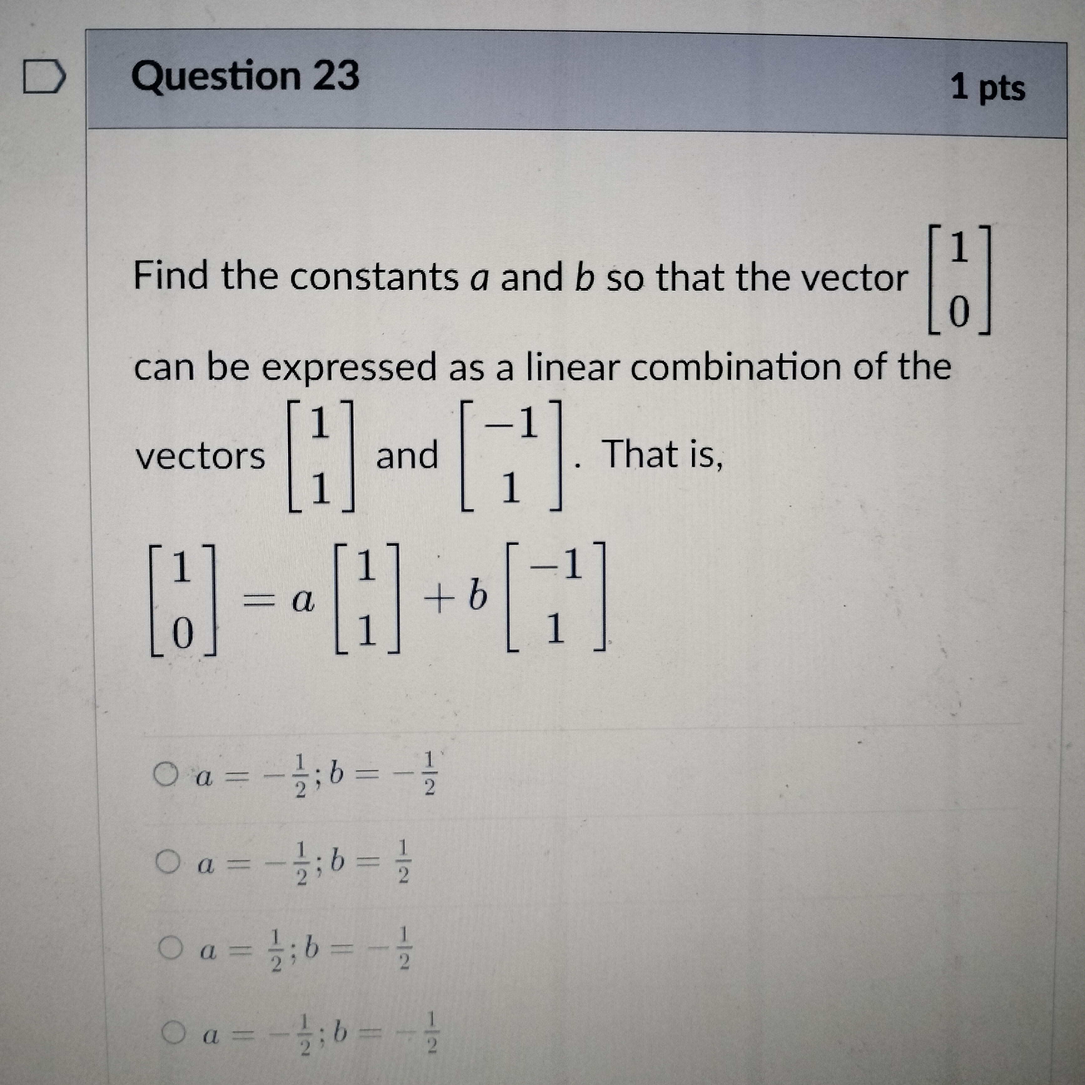 Question 21 1 pt Find the equation of the