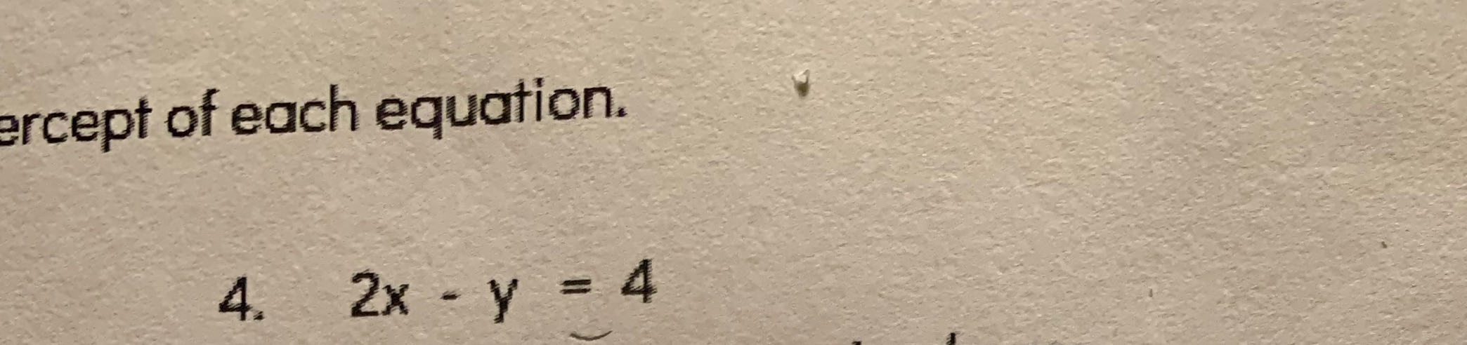Graph each equation identify the slope and y