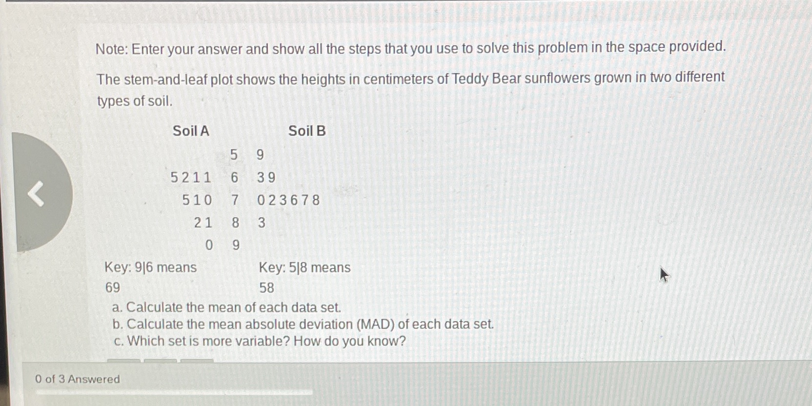 Note: Enter your answer and show all the steps