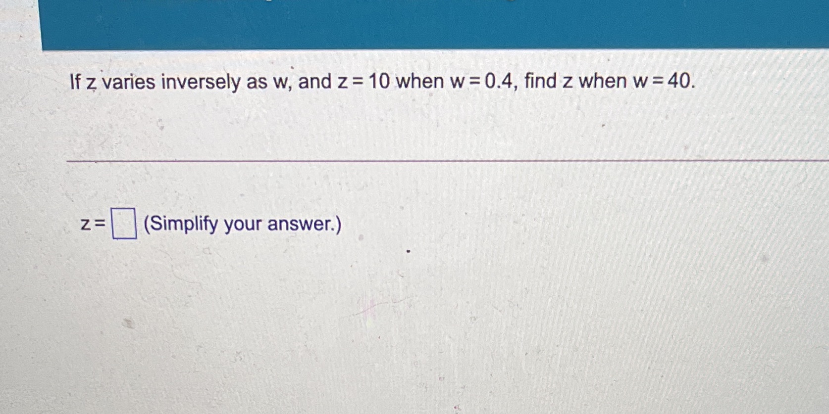 What is the awnser and can I see the work please