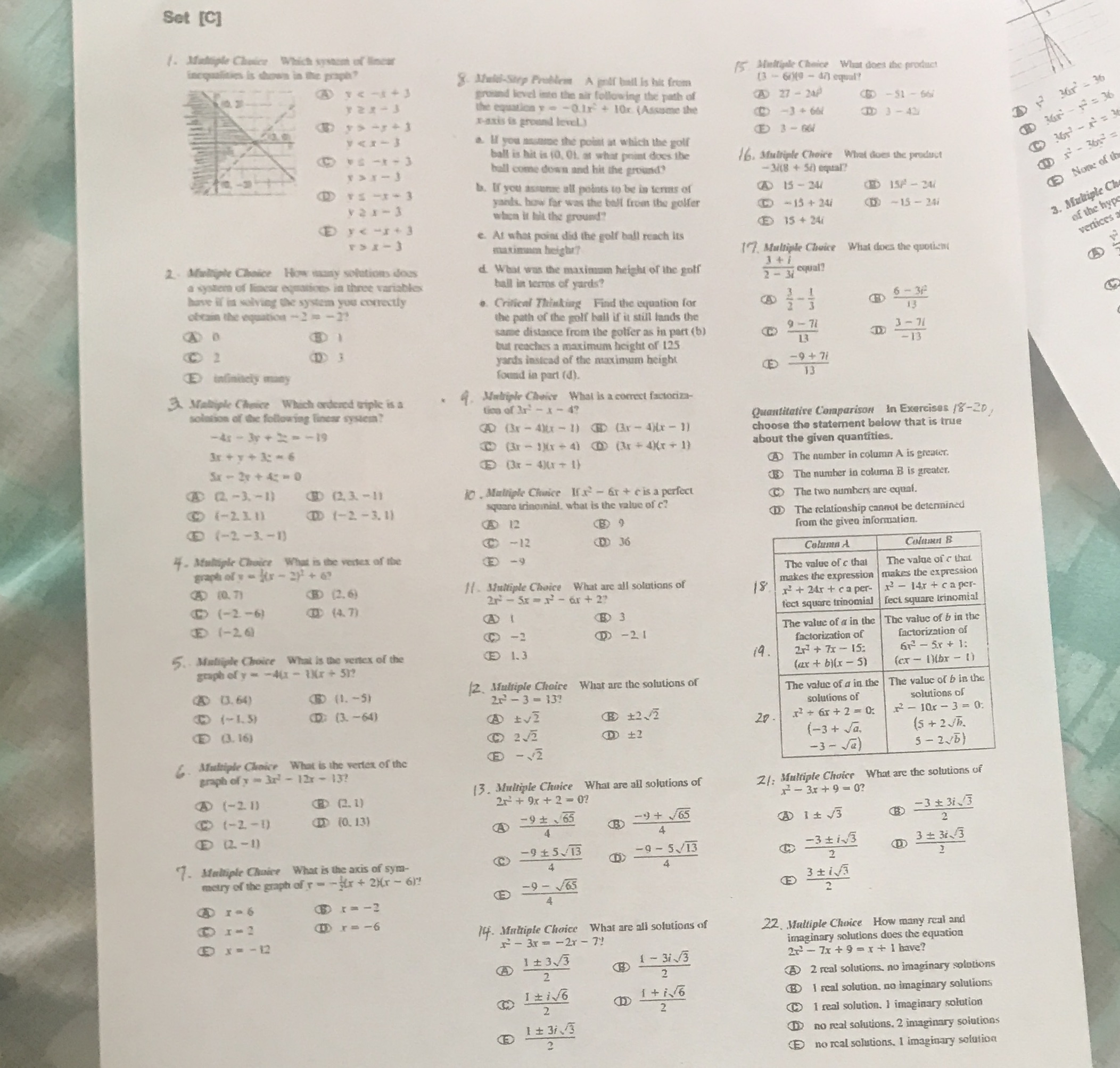 Can someone please take care of these problems