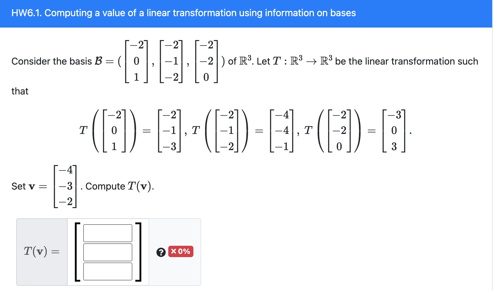 need help with this problem HW6.1. Computing a