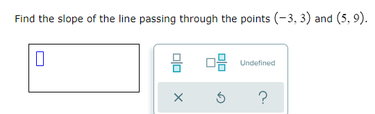 question 1 \fThe equation of a line is given