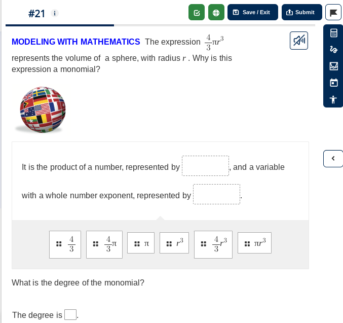 E #15 i Write the polynomial in standard form.