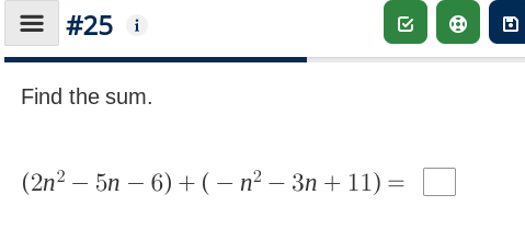 E #15 i Write the polynomial in standard form.