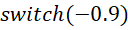 switch(N) value = 0 true N
