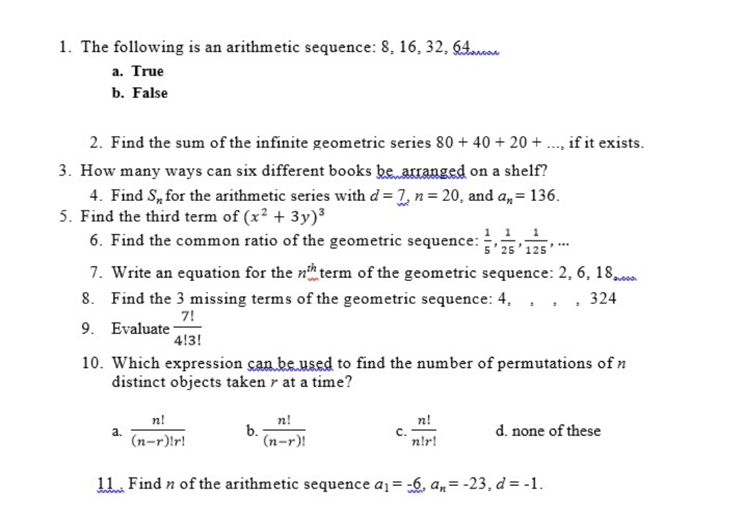 i need all accurate answers..1 to 11 ..ASAP and i