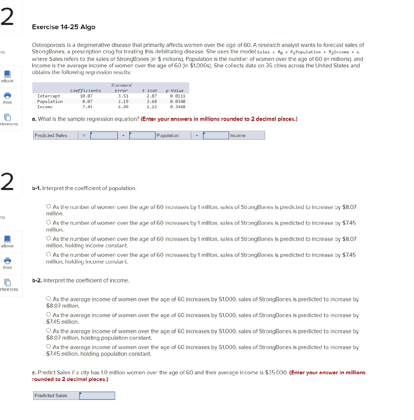 2 Exercise 14-25 Algo Osteoporosis Is a