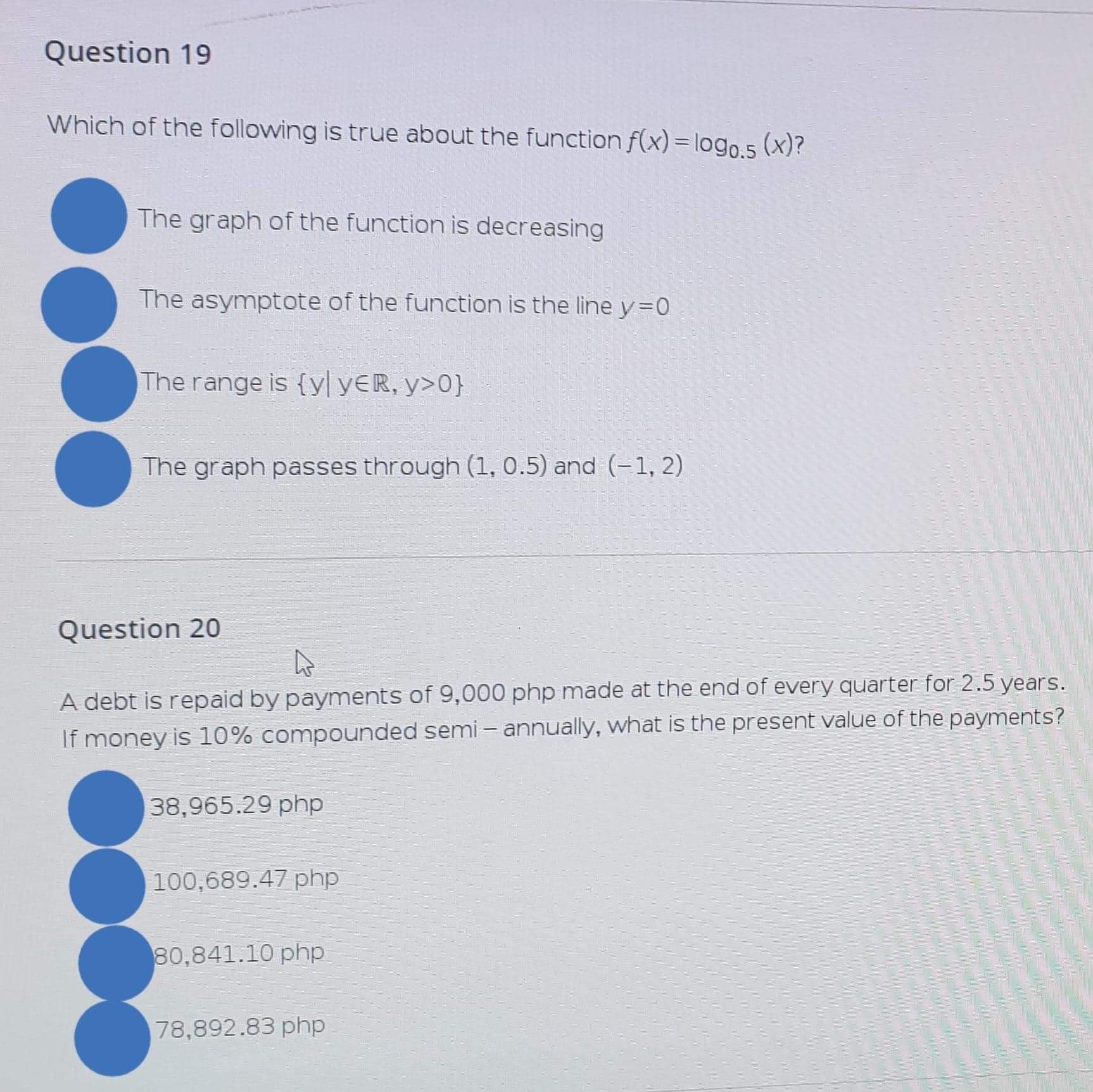 Pls answer 15 items only 16) \f\f\f\fQuestion 23