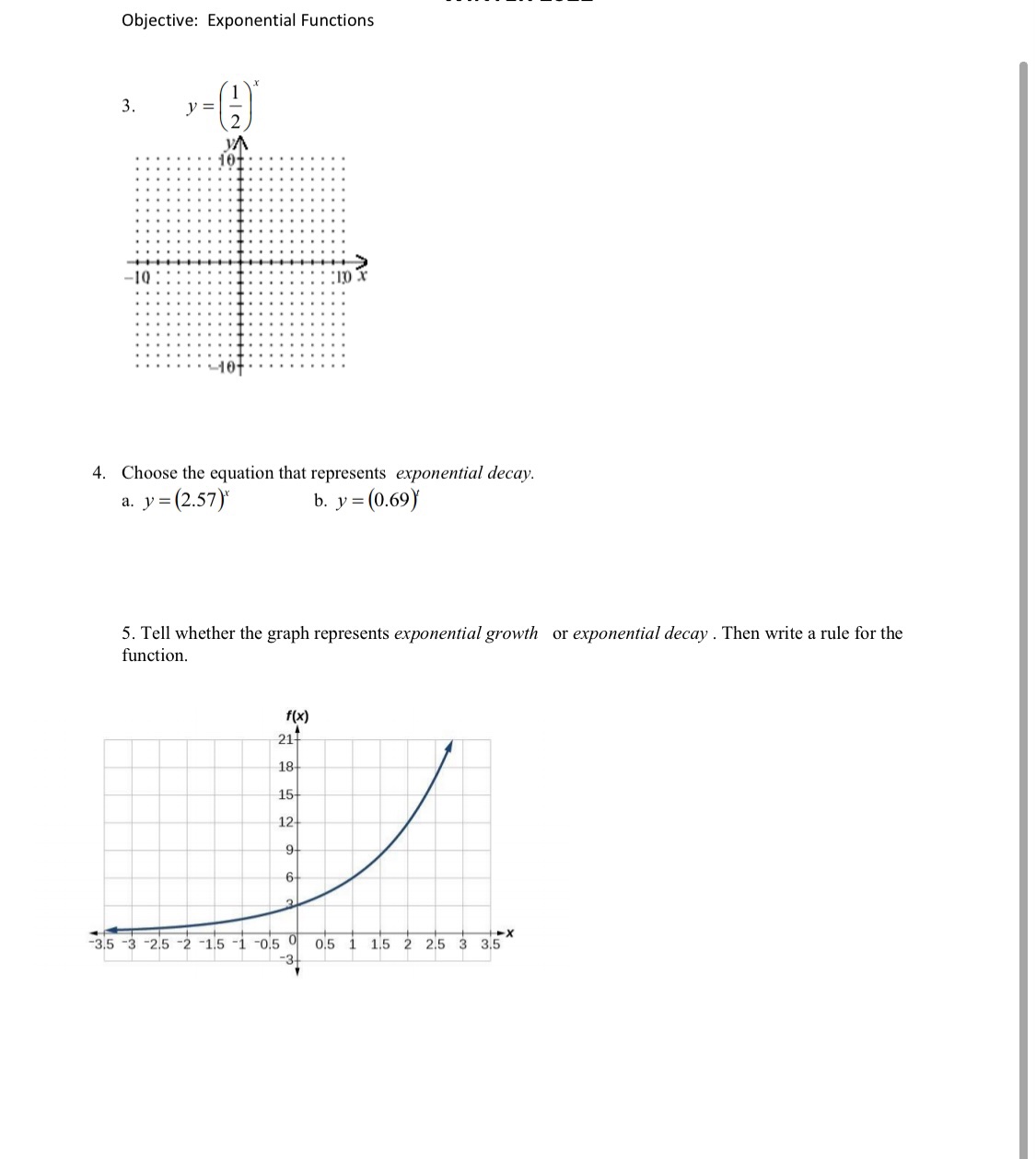 l. 2. Objective: Exponents Simplify. Write your