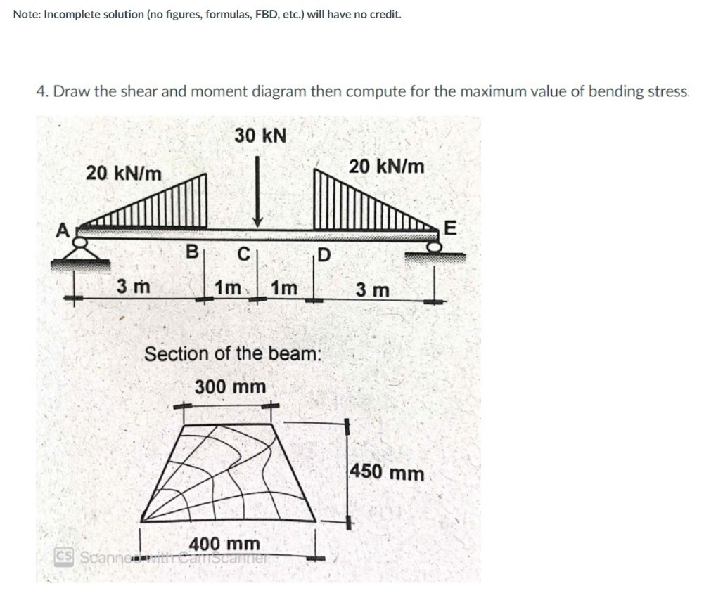 Note: Incomplete solution (no figures, formulas,