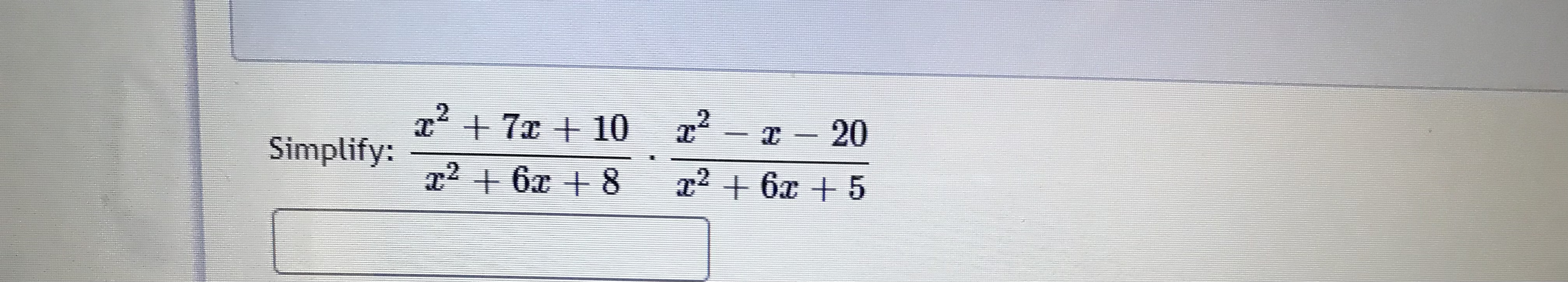 \fDetermine the LCM of the given polynomials: