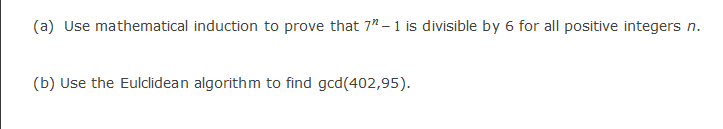 Need help in the following discrete math (a) Use