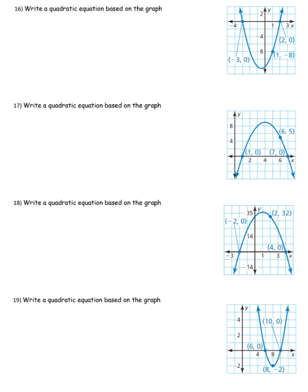 Can someone please help me with #16, #17,#18, and