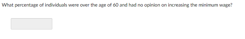 What percentage of individuals were over the age