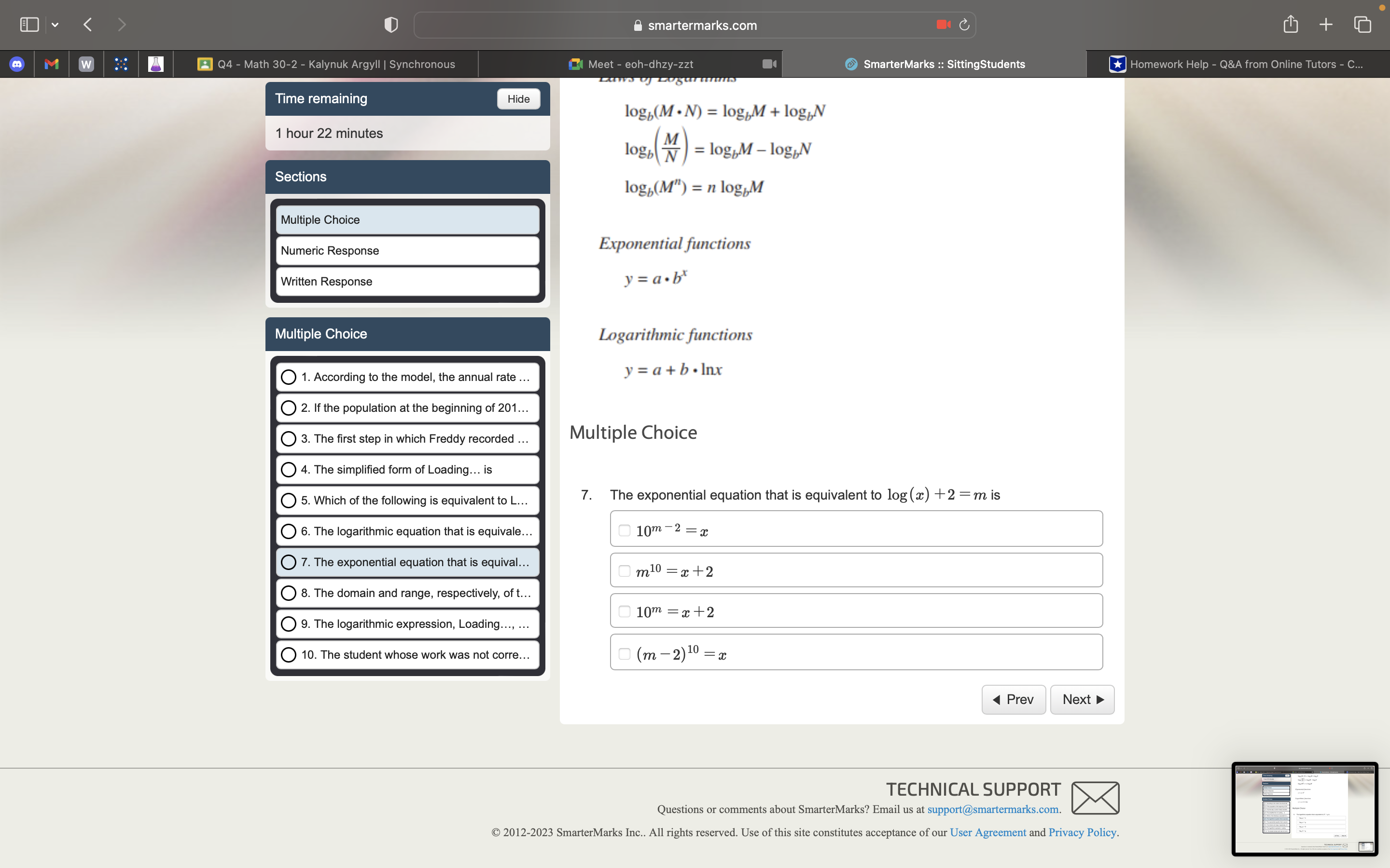 I need help to all D smartermarks.com [z] oi Math