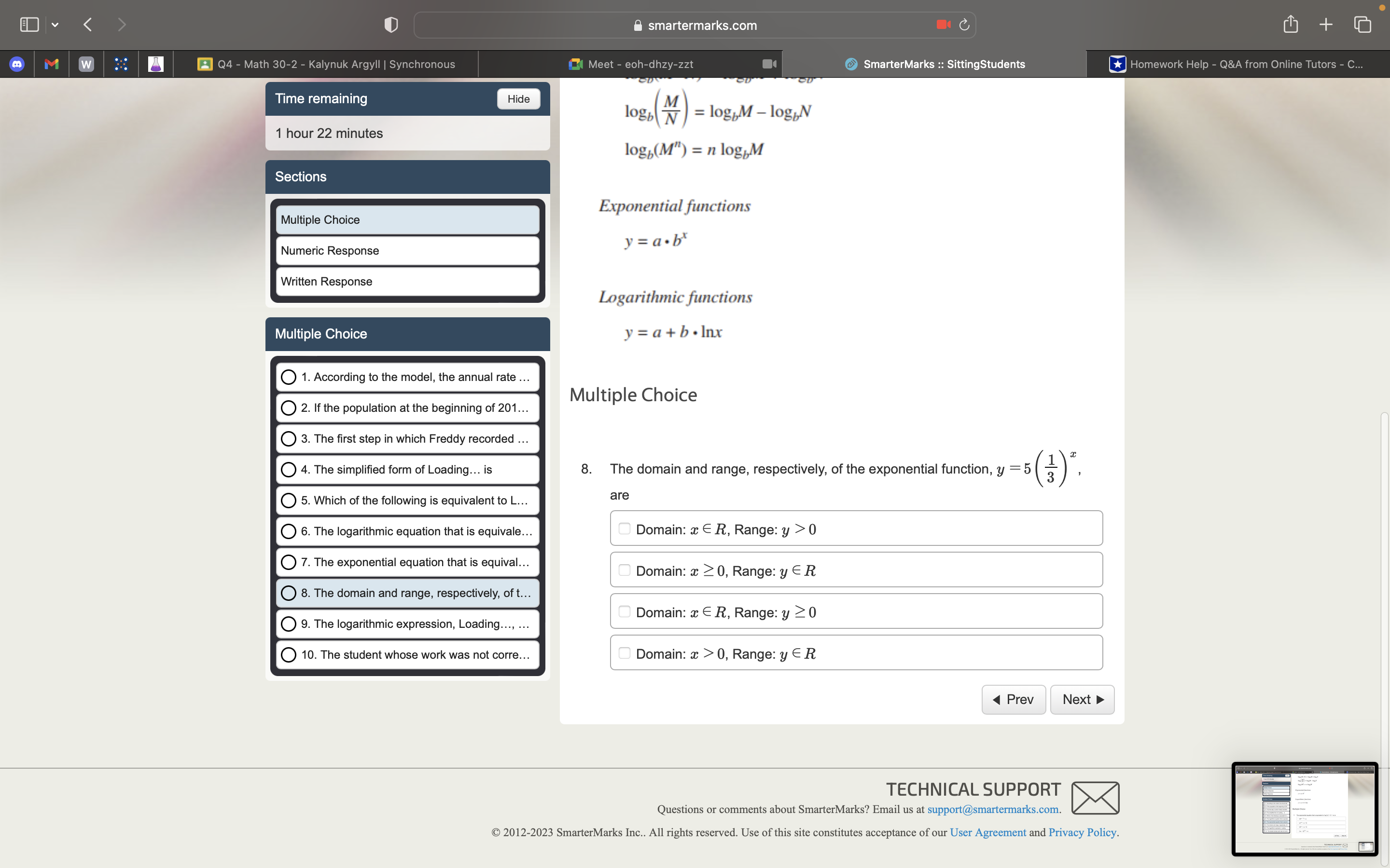 I need help to all D smartermarks.com [z] oi Math