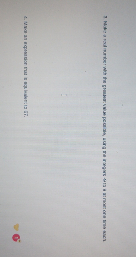 complex numbers 3. Make a real number with the