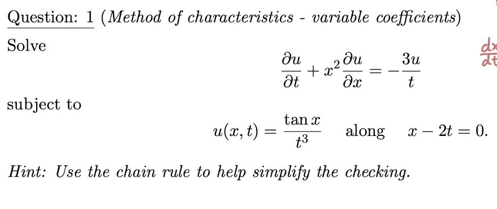 Please also include the checking steps Question: