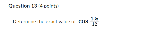 \fQuestion 14 {4 points) Find the measure-{5) of