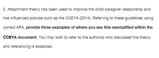 2. Attachment theory has been used to improve the