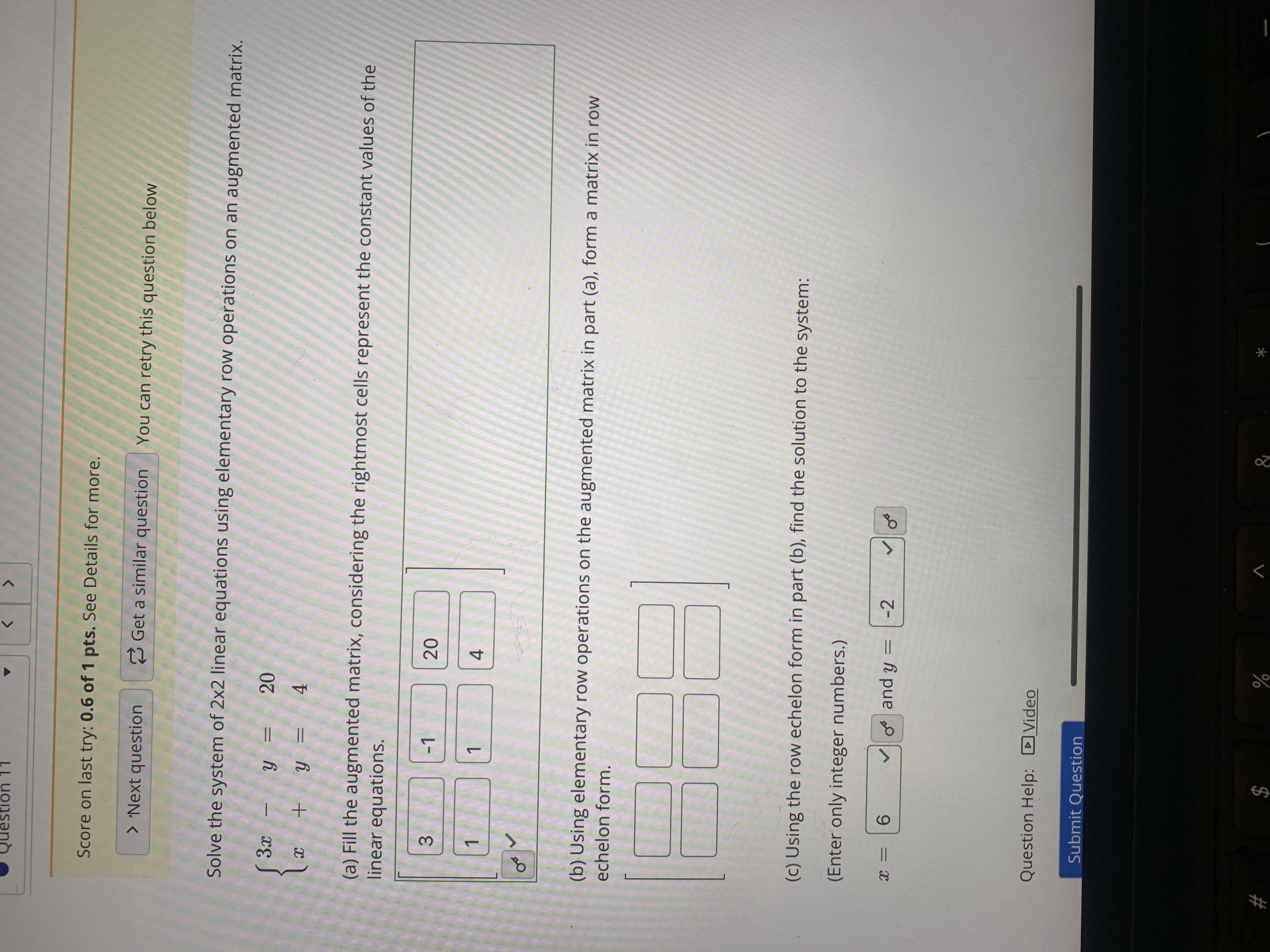 Score on last try: 0.6 of 1 pts. See Details for